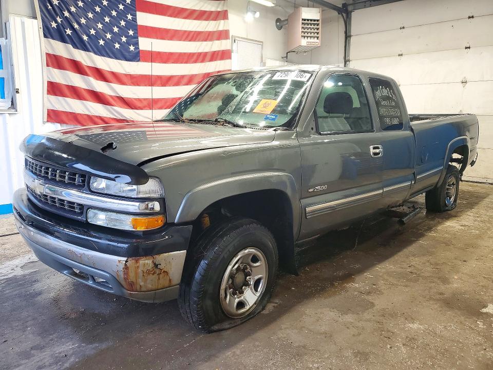 72964006 :رقم المزاد ، 1GCGK29U0YE304079 vin ، 2000 Chevrolet Silverado مزاد بيع