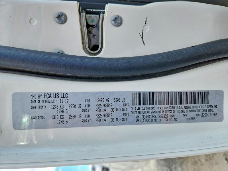 Продаж на аукціоні авто 2018 Dodge Journey, vin: 3C4PDCAB3JT229359, номер лоту: 71853306
