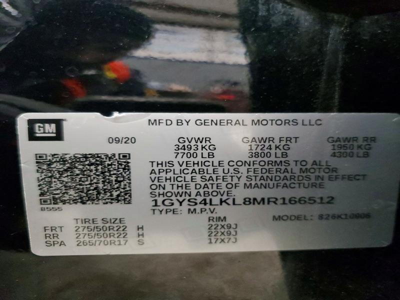 Продажа на аукционе авто 2021 Cadillac Escalade, vin: 1GYS4LKL8MR166512, номер лота: 73037866