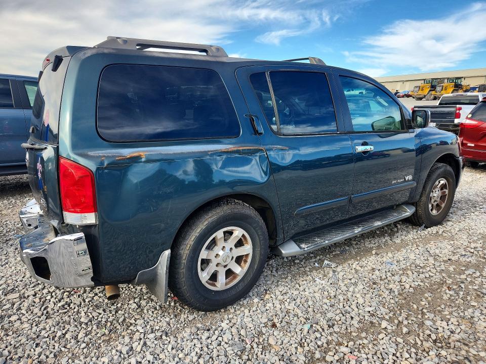 2005 Nissan Armada მანქანა იყიდება აუქციონზე, vin: 5N1AA08B75N740156, აუქციონის ნომერი: 71614206