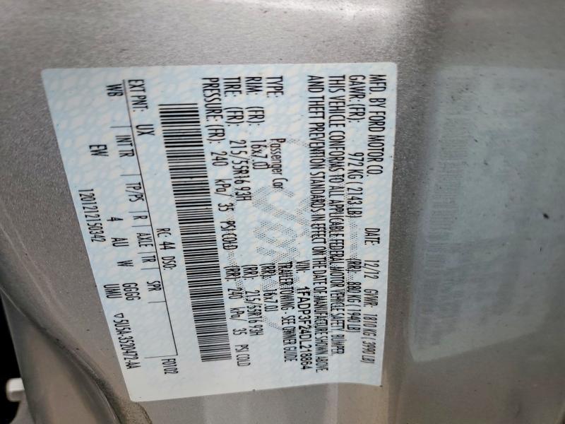 69136036 :رقم المزاد ، 1FADP3F24DL218864 vin ، 2013 Ford Focus مزاد بيع