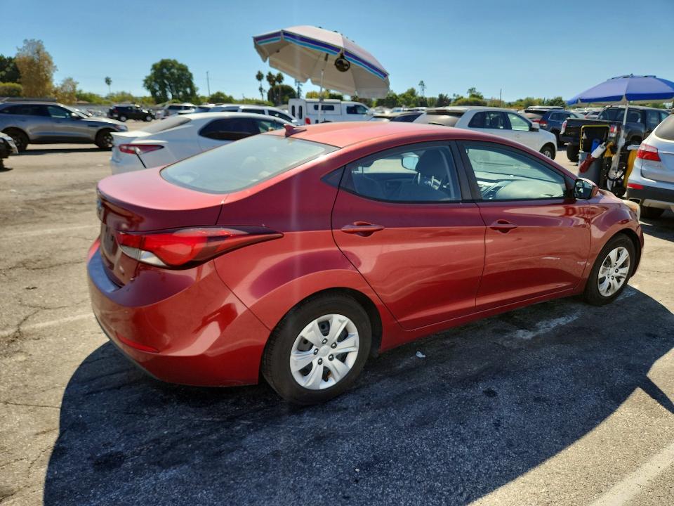 71760536 :رقم المزاد ، 5NPDH4AE6GH699773 vin ، 2016 Hyundai Elantra مزاد بيع