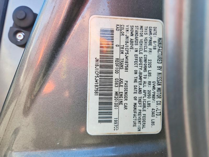 Продажа на аукционе авто 2018 Nissan Rogue Sport, vin: JN1BJ1CP5JW187581, номер лота: 71224156