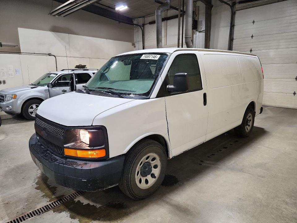 Auction sale of the 2014 Chevrolet Express G1500, vin: 1GCSHAF45E1187478, lot number: 74697146
