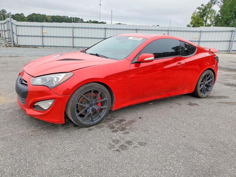 2016 Hyundai Genesis Coupe მანქანა იყიდება აუქციონზე, vin: KMHHU6KJ6GU136468, აუქციონის ნომერი: 71382926