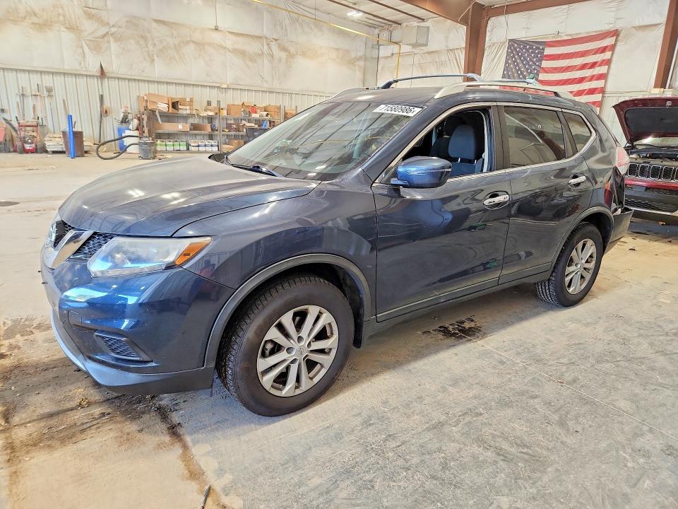 2016 Nissan Rogue მანქანა იყიდება აუქციონზე, vin: KNMAT2MV6GP664527, აუქციონის ნომერი: 71580986
