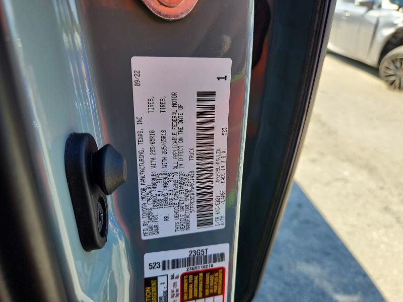 Продажа на аукционе авто 2022 Toyota Tundra, vin: 5TFPC5DB7NX011428, номер лота: 71901816