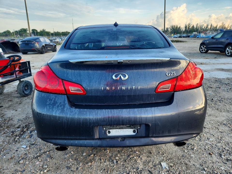 Auction sale of the 2011 Infiniti G25 Sedan, vin: JN1DV6AP5BM601484, lot number: 71741836