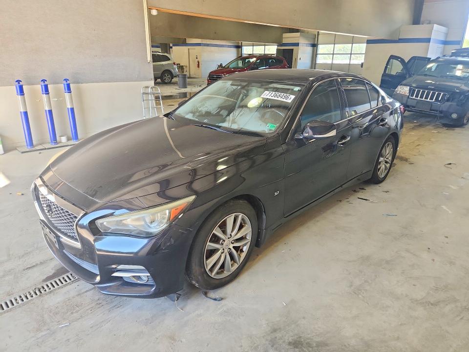 2014 Infiniti Q50 მანქანა იყიდება აუქციონზე, vin: JN1BV7AP3EM690019, აუქციონის ნომერი: 71368496