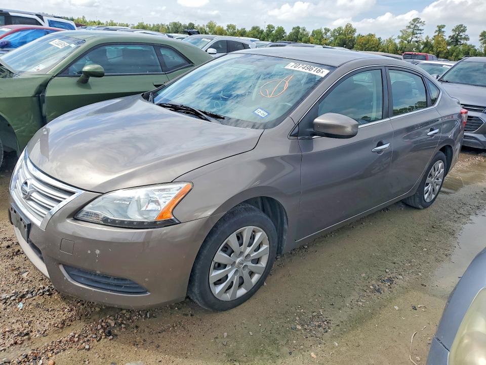 70749616 :رقم المزاد ، 3N1AB7AP4FL645980 vin ، 2015 Nissan Sentra مزاد بيع