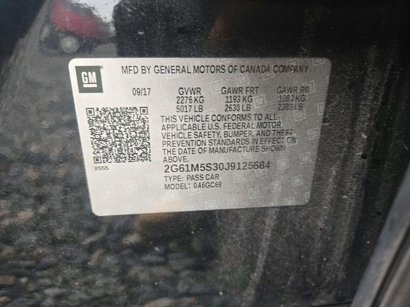 Продаж на аукціоні авто 2018 Cadillac Xts, vin: 2G61M5S30J9125684, номер лоту: 72028226