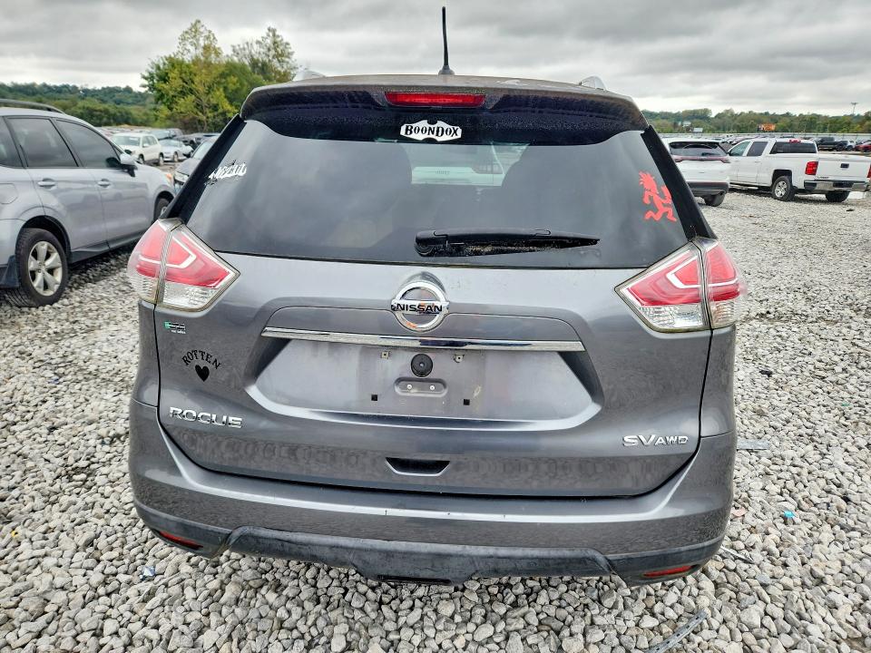 2016 Nissan Rogue მანქანა იყიდება აუქციონზე, vin: KNMAT2MV7GP637434, აუქციონის ნომერი: 71110076