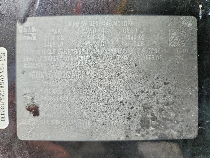 Aukcja sprzedaży 2016 Chevrolet Traverse, vin: 1GNKVGKD2GJ182430, numer aukcji: 71348696