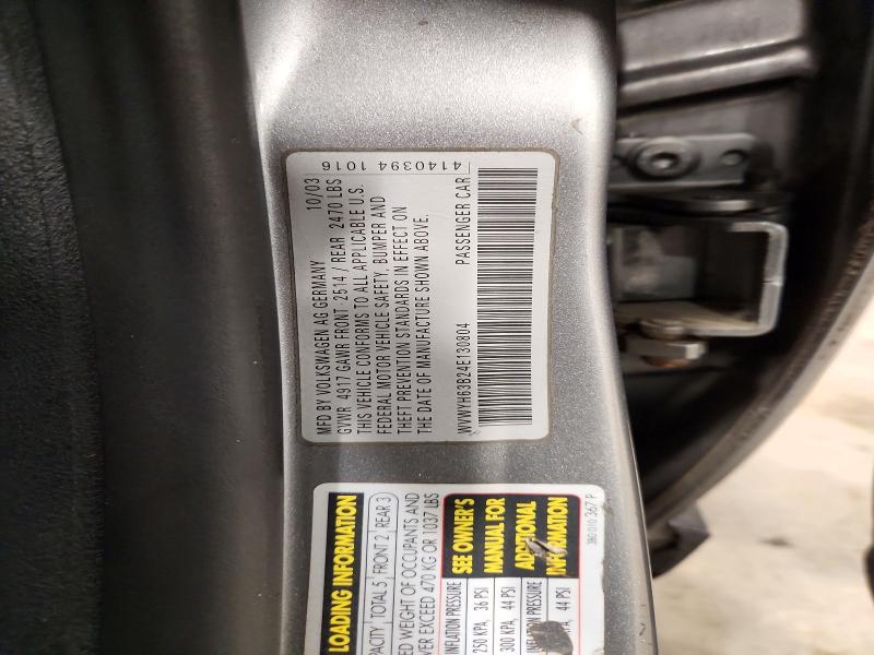 Продаж на аукціоні авто 2004 Volkswagen Passat, vin: WVWYH63B24E130804, номер лоту: 71972956