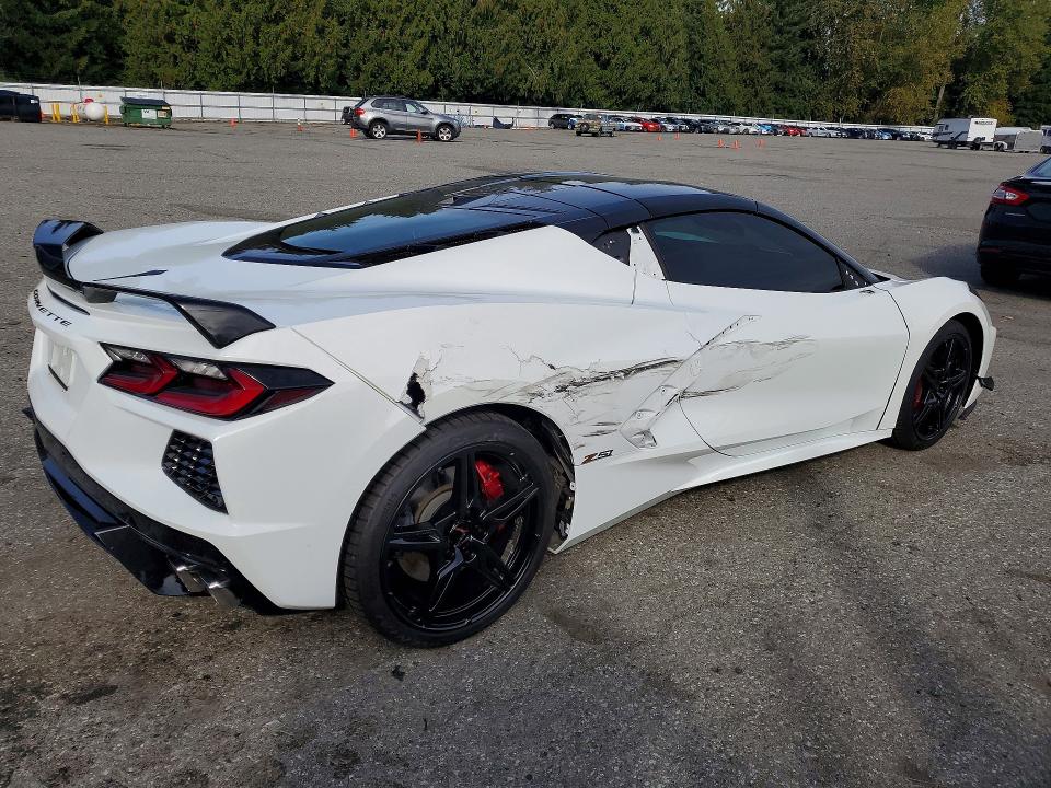71277196 :رقم المزاد ، 1G1YB2D40M5117553 vin ، 2021 Chevrolet Corvette مزاد بيع