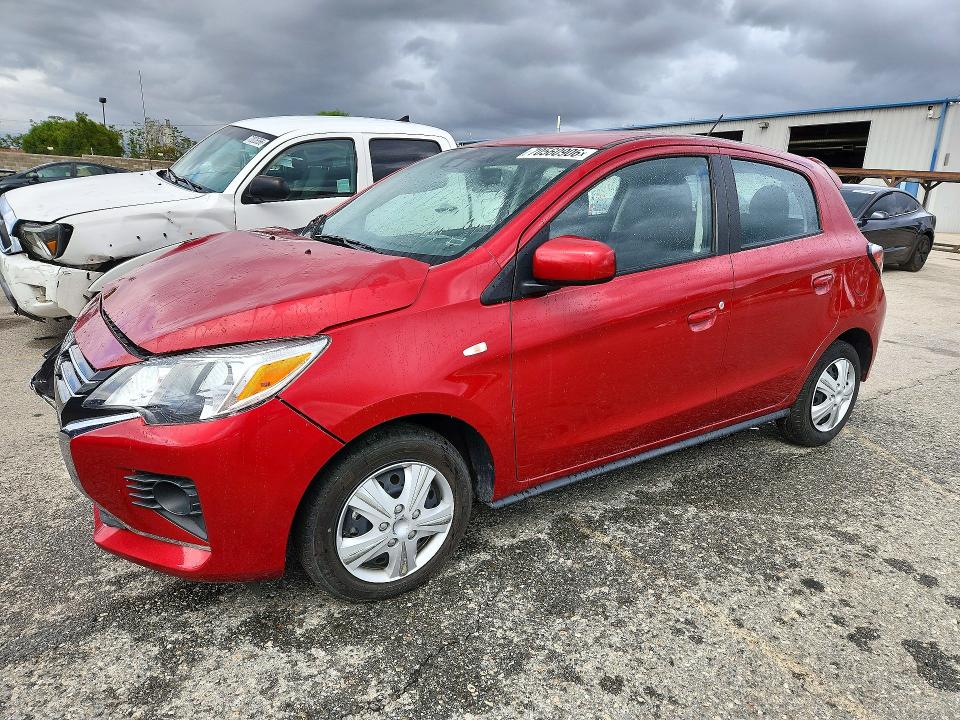 2024 Mitsubishi Mirage მანქანა იყიდება აუქციონზე, vin: ML32AUHJXRH020624, აუქციონის ნომერი: 70560906