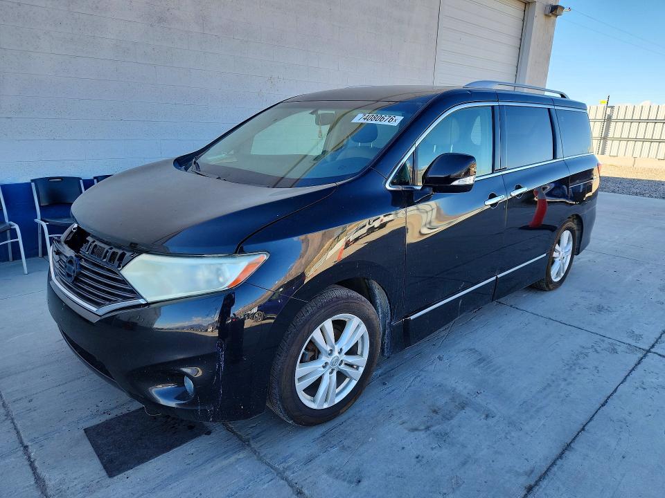 2012 Nissan Quest მანქანა იყიდება აუქციონზე, vin: JN8AE2KP3C9036832, აუქციონის ნომერი: 74080676