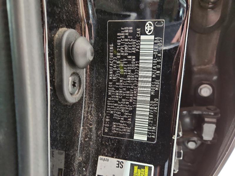 Aukcja sprzedaży 2023 Toyota Corolla, vin: 5YFB4MDE3PP032791, numer aukcji: 71534176
