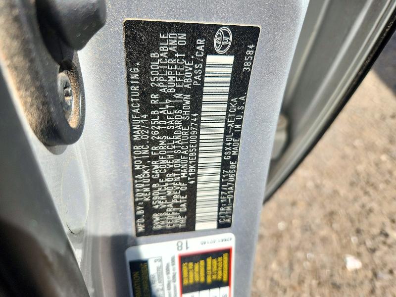 2014 Toyota Avalon მანქანა იყიდება აუქციონზე, vin: 4T1BK1EB5EU097744, აუქციონის ნომერი: 72452406