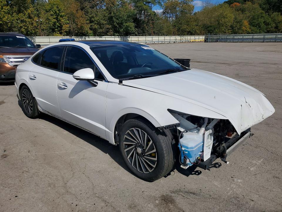 2021 Hyundai Sonata Hybrid მანქანა იყიდება აუქციონზე, vin: KMHL54JJ7MA018665, აუქციონის ნომერი: 72226556