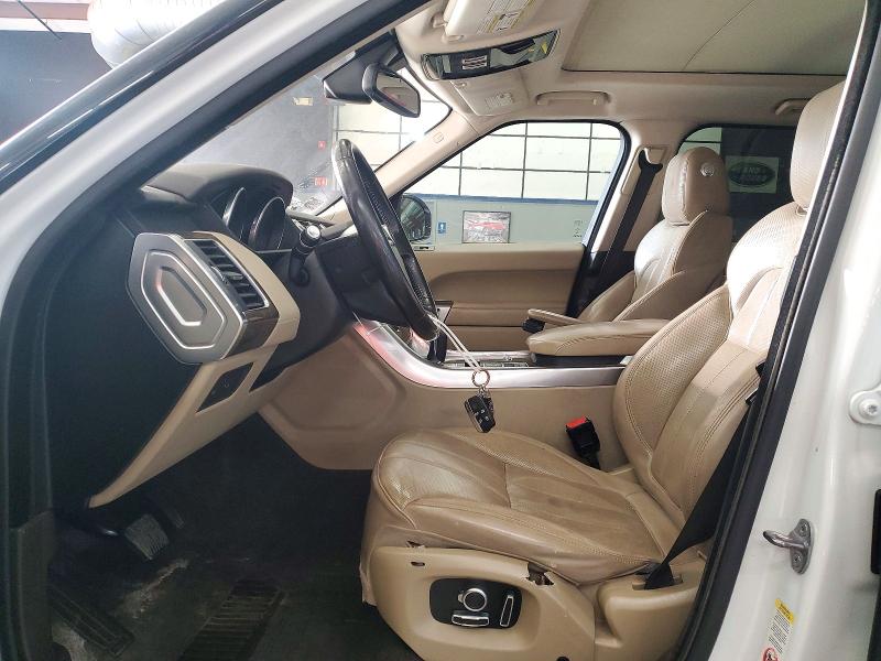 2016 Land Rover Range Rover Sport მანქანა იყიდება აუქციონზე, vin: SALWR2PFXGA116809, აუქციონის ნომერი: 72377726
