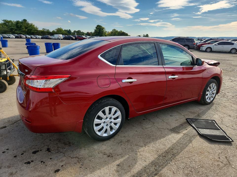 2013 Nissan Sentra მანქანა იყიდება აუქციონზე, vin: 3N1AB7AP5DL783704, აუქციონის ნომერი: 71036056