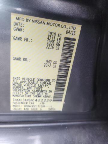 71167446 :رقم المزاد ، 1N4AL3AP6FC422229 vin ، 2015 Nissan Altima مزاد بيع