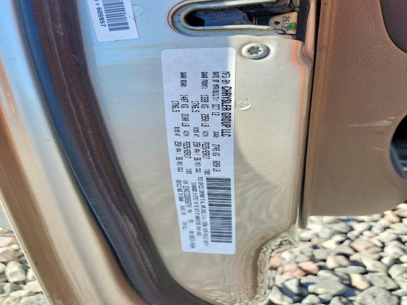 71559456 :رقم المزاد ، 2C4RC1CG9DR569745 vin ، 2013 Chrysler Town & Country مزاد بيع