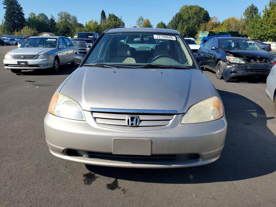 2001 Honda Civic მანქანა იყიდება აუქციონზე, vin: 1HGES16511L006982, აუქციონის ნომერი: 72799666