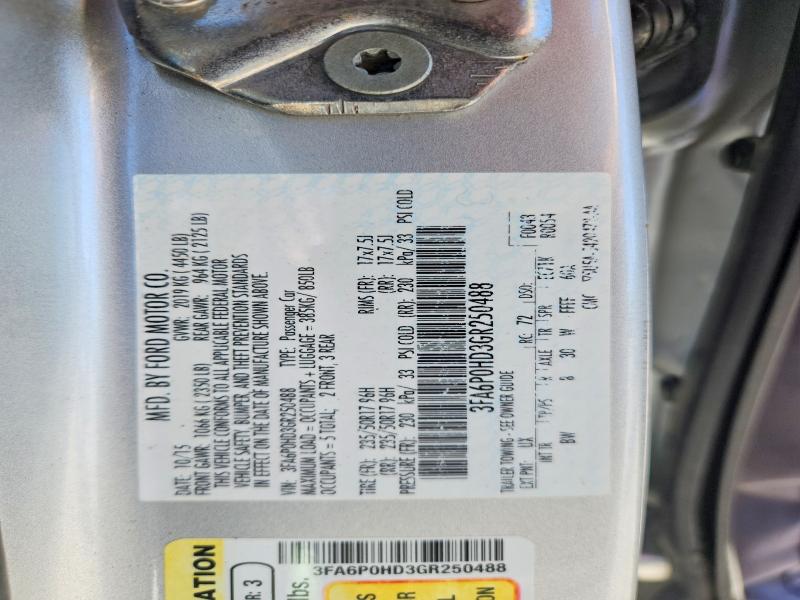 Продаж на аукціоні авто 2016 Ford Fusion, vin: 3FA6P0HD3GR250488, номер лоту: 71753216