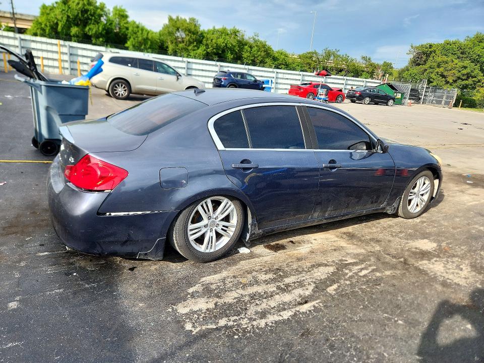 2012 Infiniti G25 Sedan მანქანა იყიდება აუქციონზე, vin: JN1DV6AP2CM700703, აუქციონის ნომერი: 71886926