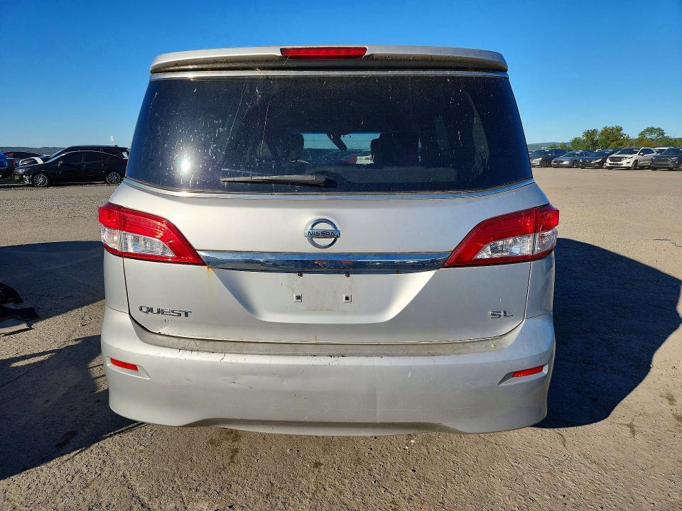 2011 Nissan Quest მანქანა იყიდება აუქციონზე, vin: JN8AE2KP4B9004650, აუქციონის ნომერი: 71898906