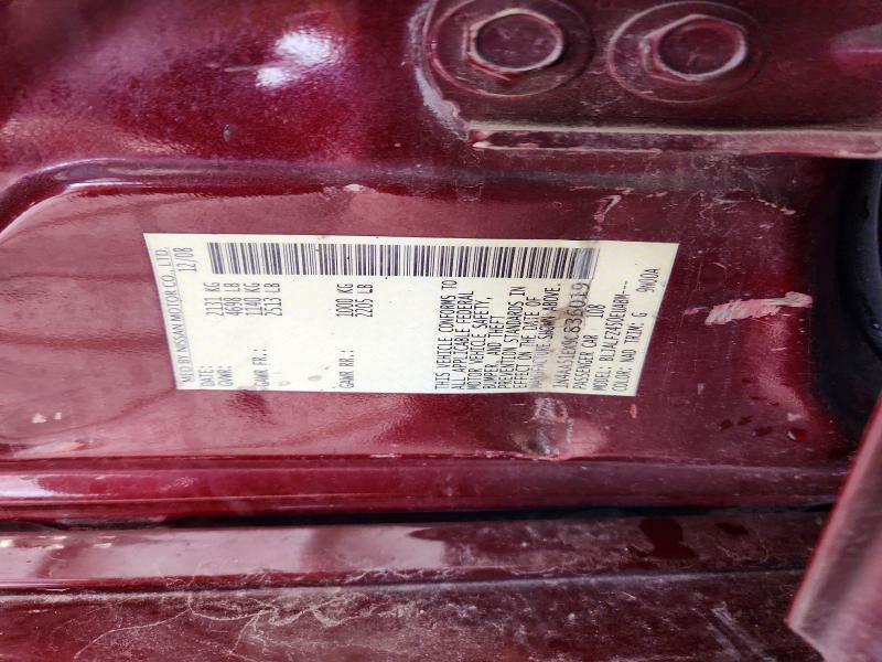 Aukcja sprzedaży 2009 Nissan Maxima, vin: 1N4AA51EX9C836019, numer aukcji: 71118186