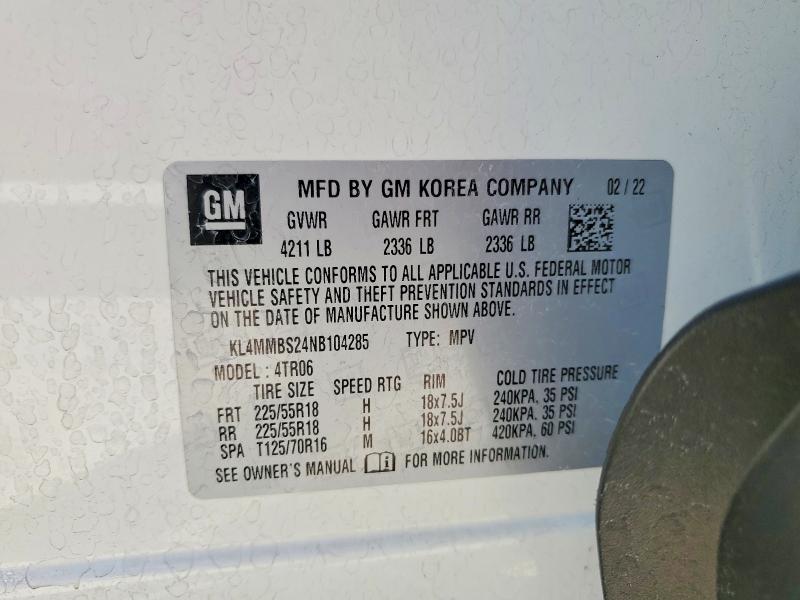 Продаж на аукціоні авто 2022 Buick Encore Gx, vin: KL4MMBS24NB104285, номер лоту: 69465876