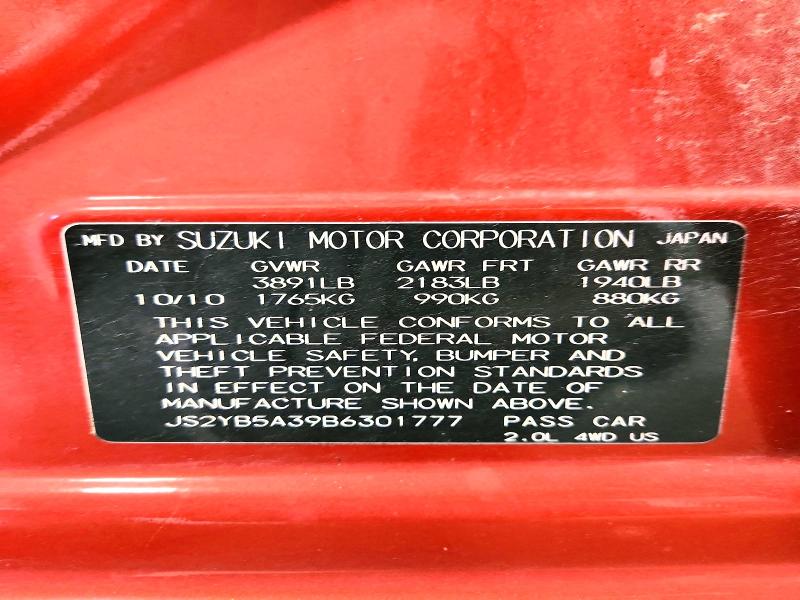 Продаж на аукціоні авто 2011 Suzuki Sx4, vin: JS2YB5A39B6301777, номер лоту: 71379316