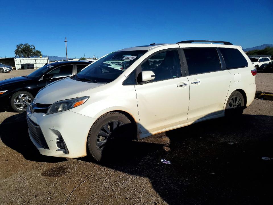 2018 Toyota Sienna მანქანა იყიდება აუქციონზე, vin: 5TDYZ3DC3JS954738, აუქციონის ნომერი: 70958146
