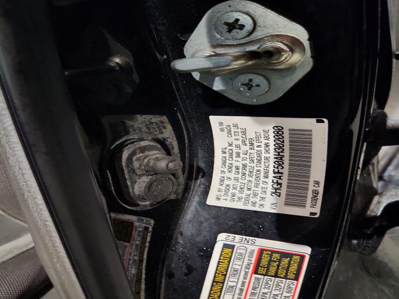 2010 Honda Civic მანქანა იყიდება აუქციონზე, vin: 2HGFA1F50AH302080, აუქციონის ნომერი: 71895056
