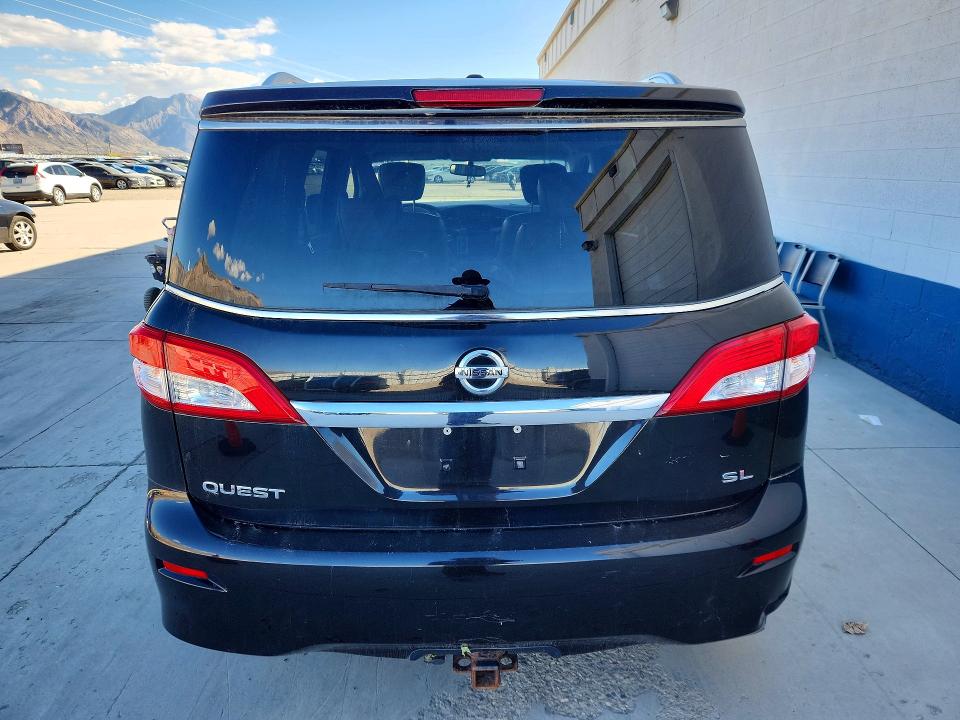 2012 Nissan Quest მანქანა იყიდება აუქციონზე, vin: JN8AE2KP3C9036832, აუქციონის ნომერი: 74080676