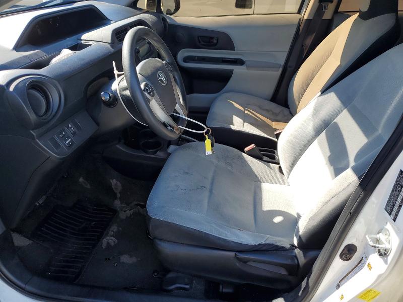 2013 Toyota Prius C მანქანა იყიდება აუქციონზე, vin: JTDKDTB31D1541712, აუქციონის ნომერი: 72954946