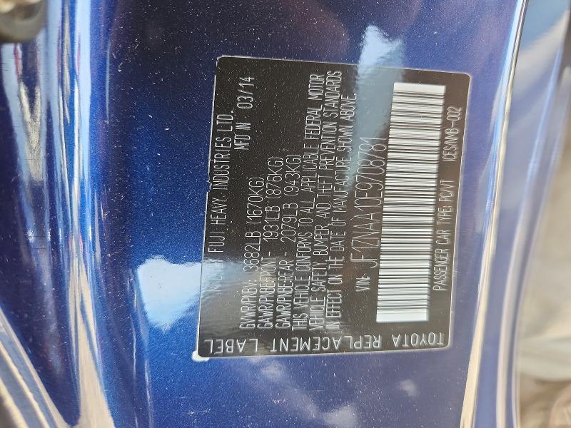 Продажа на аукционе авто 2014 Scion Fr-s, vin: JF1ZNAA10E9708781, номер лота: 69459596