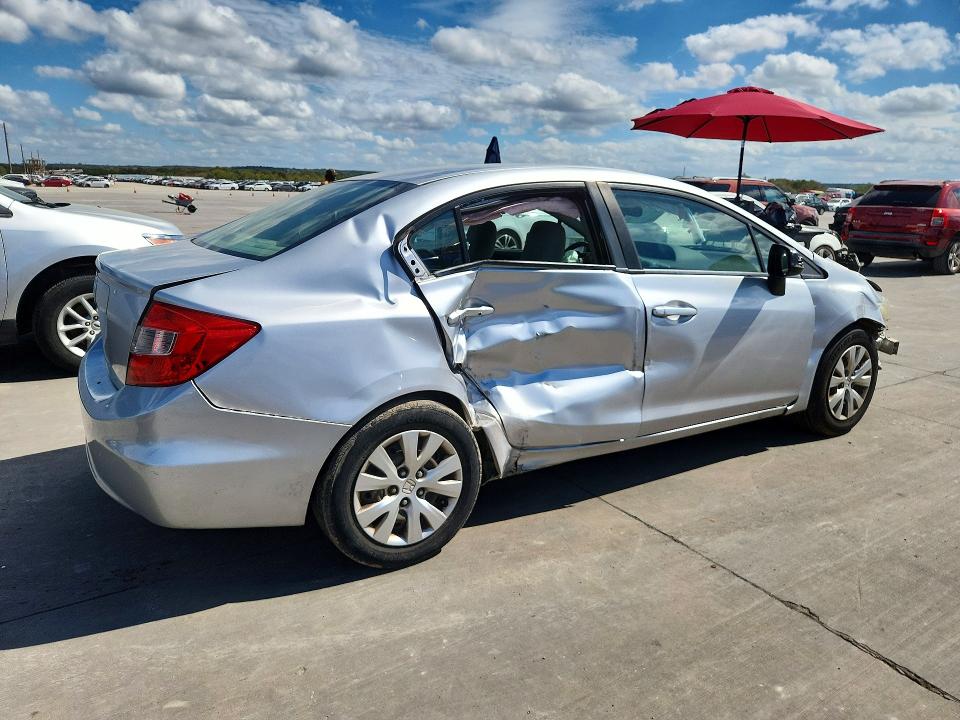 72846996 :رقم المزاد ، 19XFB2F56CE374353 vin ، 2012 Honda Civic مزاد بيع