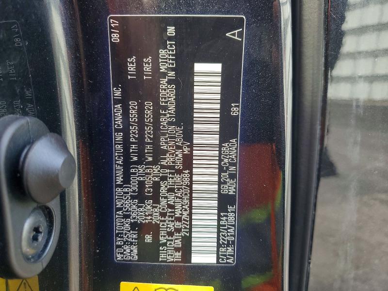 Продажа на аукционе авто 2017 Lexus Rx 350, vin: 2T2ZZMCA9HC079884, номер лота: 72095676