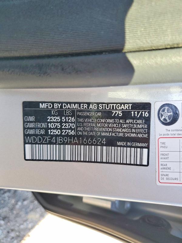 Продажа на аукционе авто 2017 Mercedes-benz E, vin: WDDZF4JB9HA166624, номер лота: 71619236