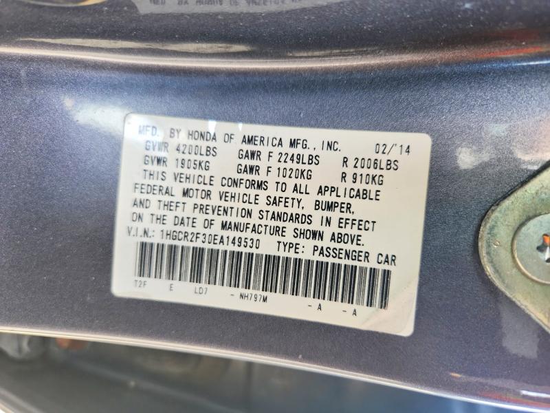 Aukcja sprzedaży 2014 Honda Accord, vin: 1HGCR2F30EA149530, numer aukcji: 71688036