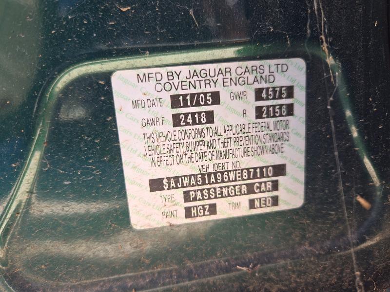 Продаж на аукціоні авто 2006 Jaguar X-type, vin: SAJWA51A96WE87110, номер лоту: 72620136