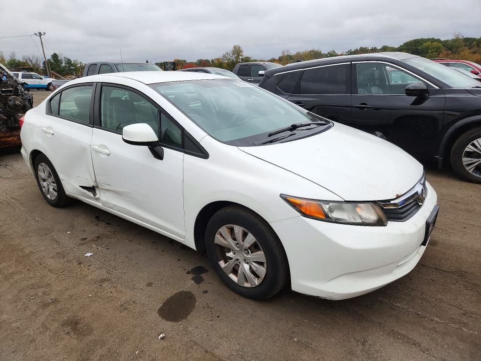 72102866 :رقم المزاد ، 2HGFB2F57CH317715 vin ، 2012 Honda Civic مزاد بيع