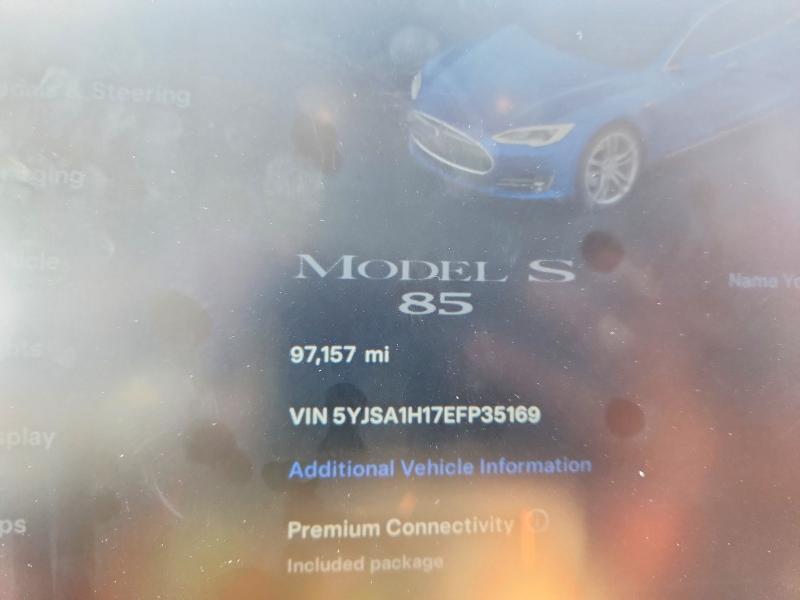71178596 :رقم المزاد ، 5YJSA1H17EFP35169 vin ، 2014 Tesla Model S مزاد بيع