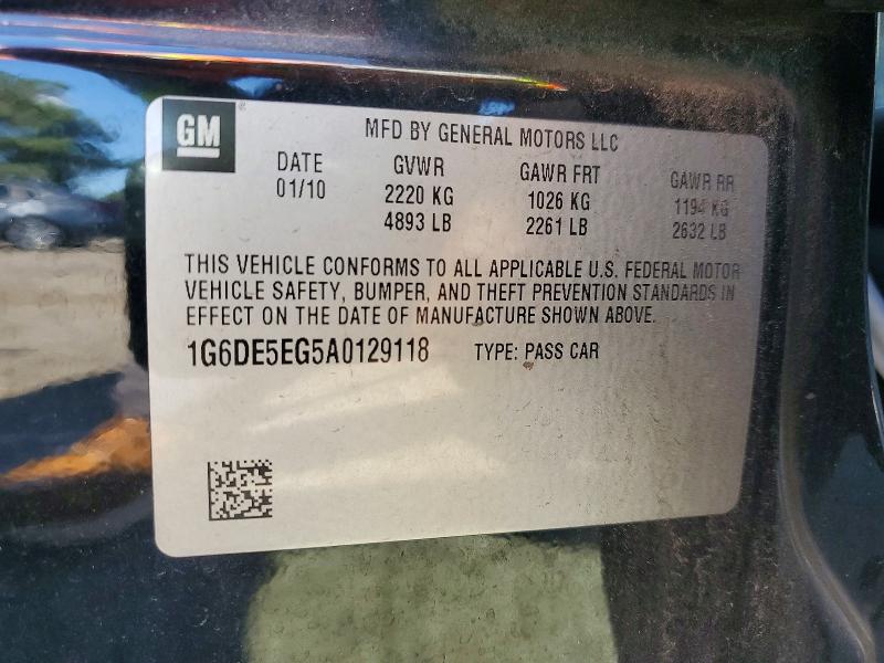 Aukcja sprzedaży 2010 Cadillac Cts, vin: 1G6DE5EG5A0129118, numer aukcji: 71793876