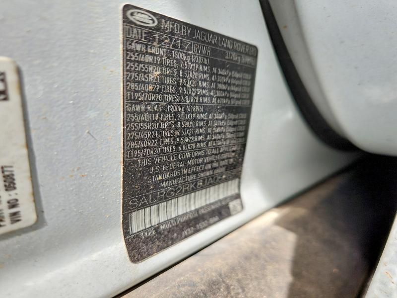 Aukcja sprzedaży 2018 Land Rover Discovery, vin: SALRG2RK8JA050877, numer aukcji: 71622126