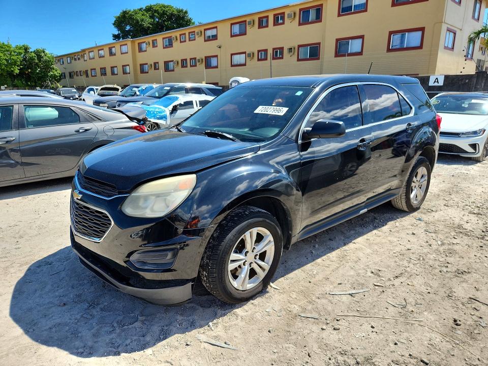 Aukcja sprzedaży 2016 Chevrolet Equinox, vin: 2GNALBEK0G1166932, numer aukcji: 72027996